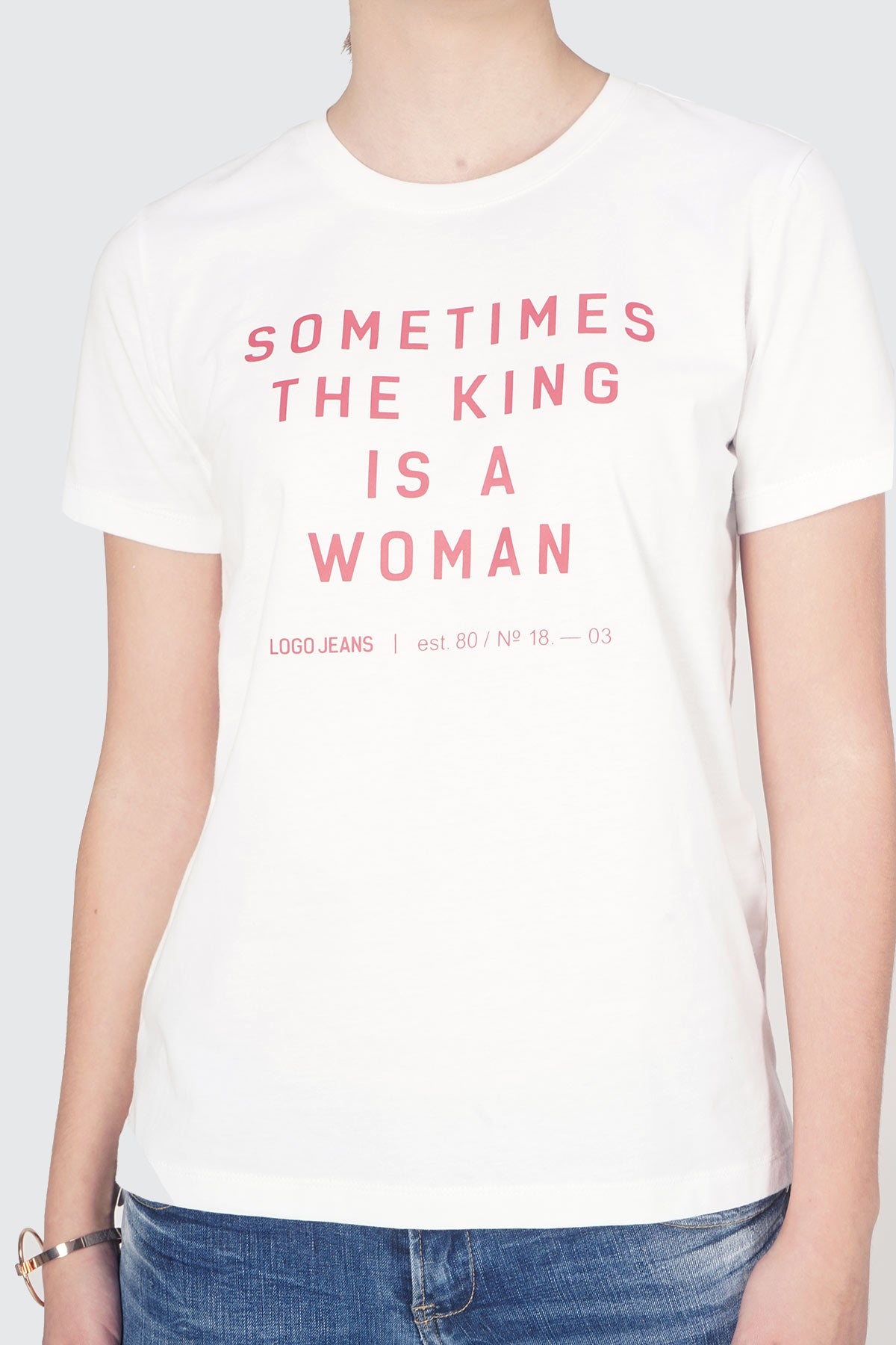 T-Shirt Lengan Pendek Leex Offwhite