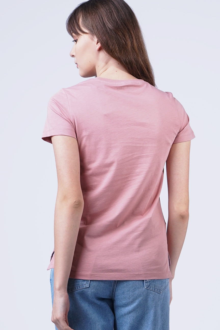 T-Shirt Lengan Pendek Lyra Pink