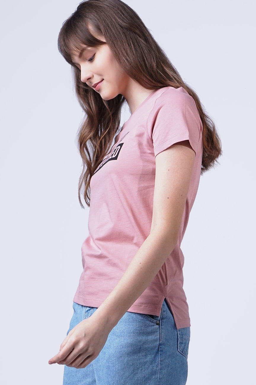 T-Shirt Lengan Pendek Lyra Pink