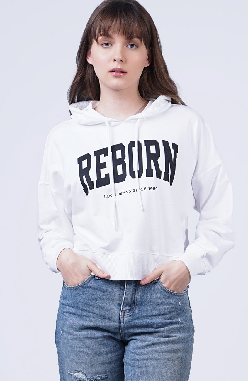 Sweater Hoodie  Mahika Offwhite