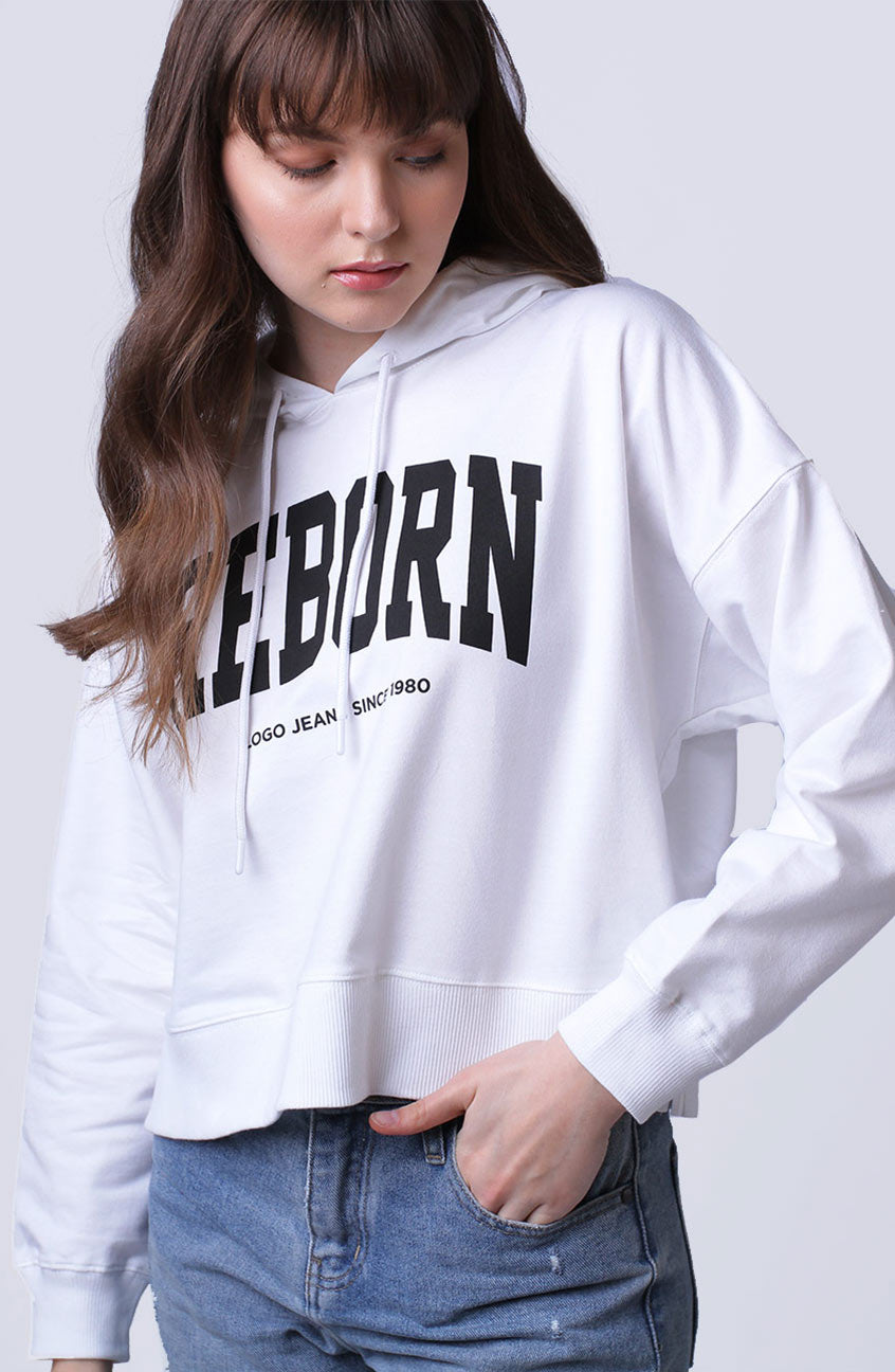 Sweater Hoodie  Mahika Offwhite