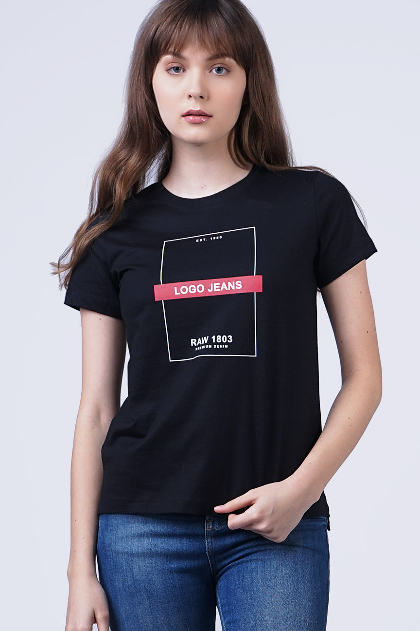 T-Shirt Lengan Pendek Niella Black