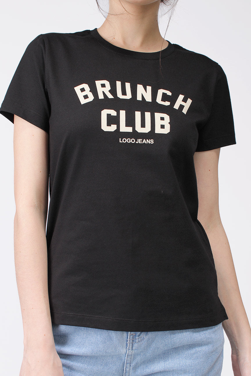 T-Shirt Lengan Pendek Ocha Black