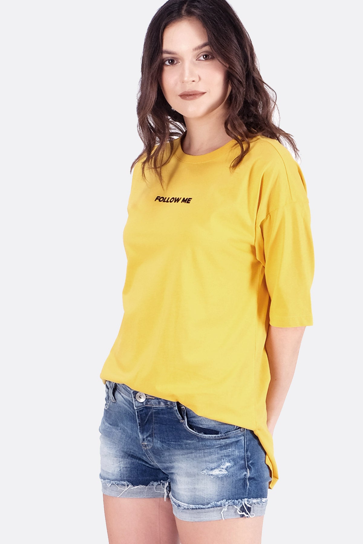 T-Shirt Lengan Pendek Orion Yellow