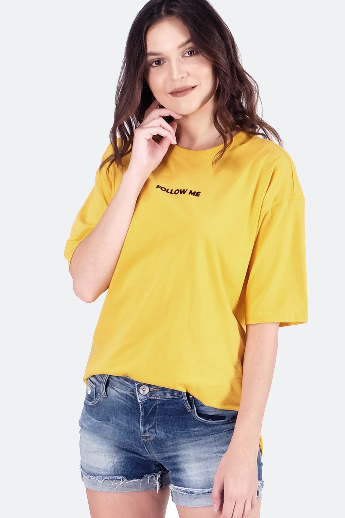 T-Shirt Lengan Pendek Orion Yellow