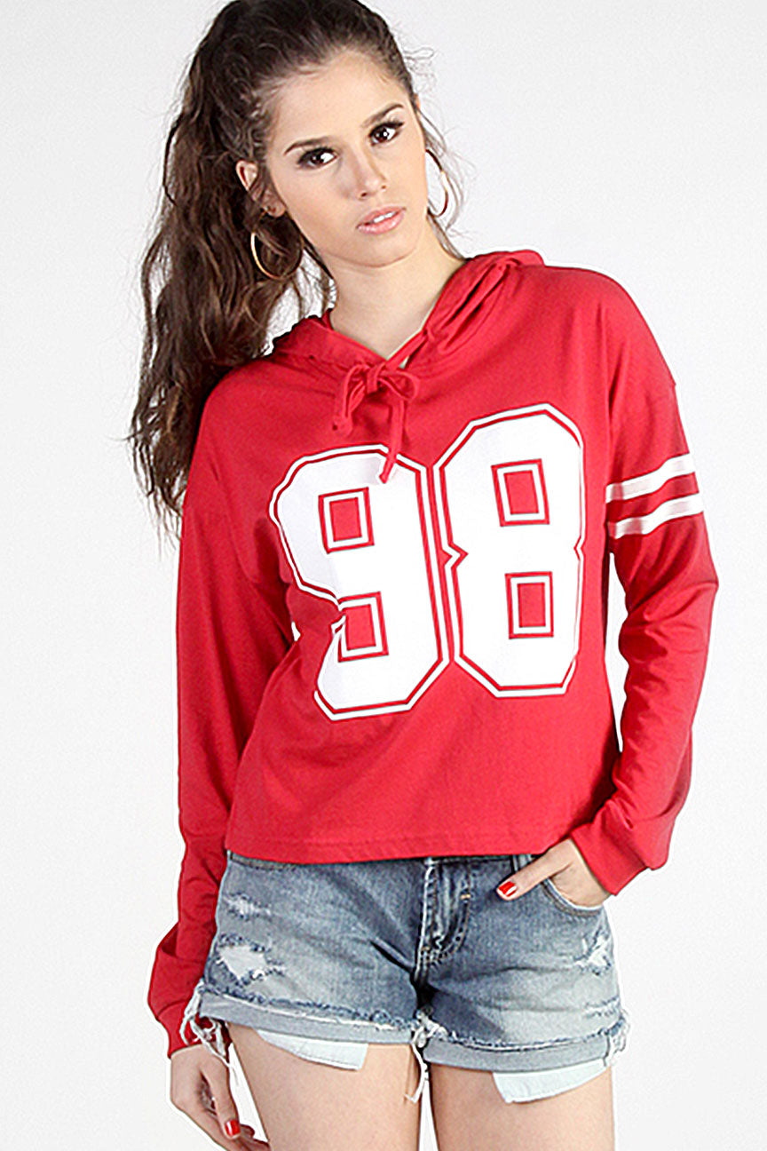 Sweater Red Logo 80 Red