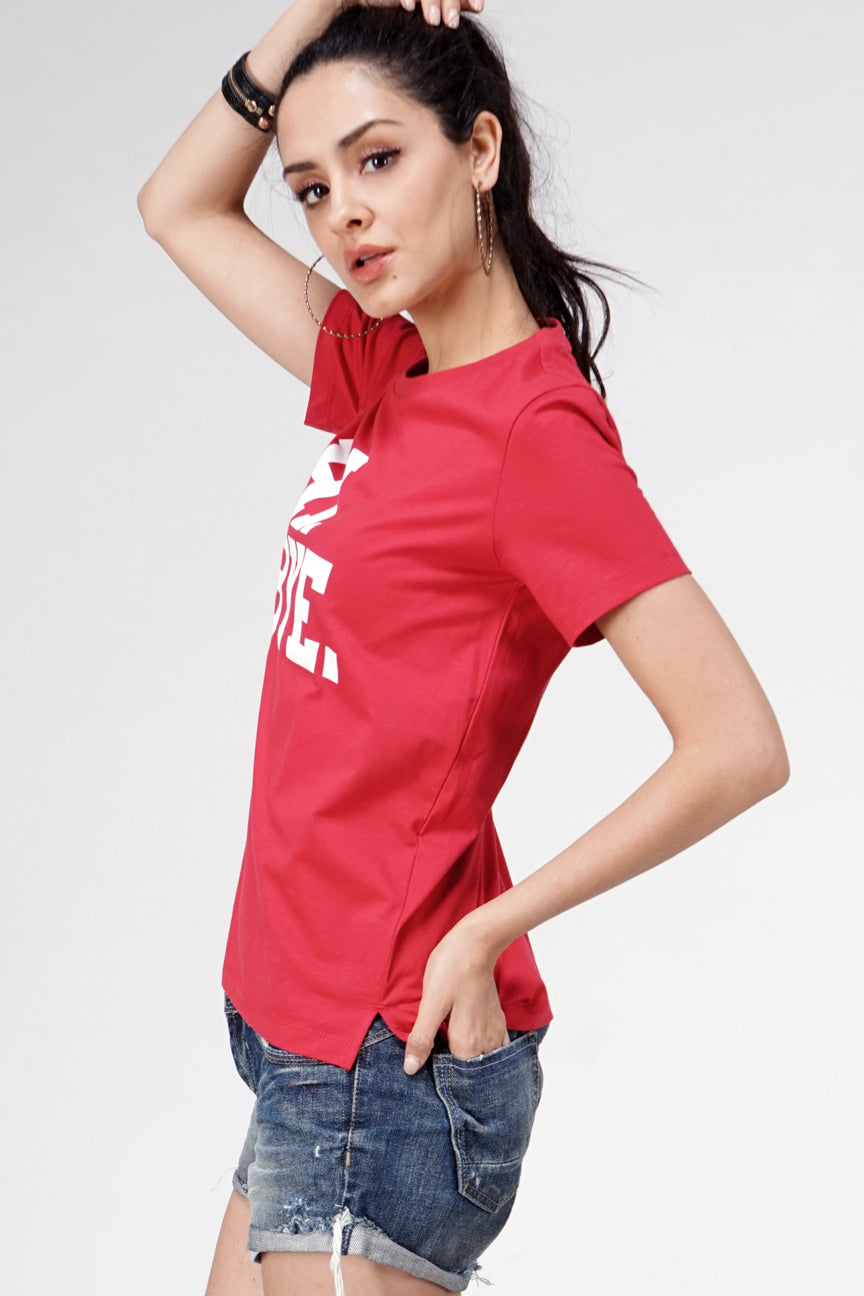 T-Shirt Lengan Pendek Neih Red