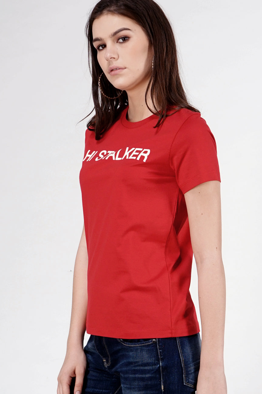 T-Shirt Lengan Pendek Silly Red