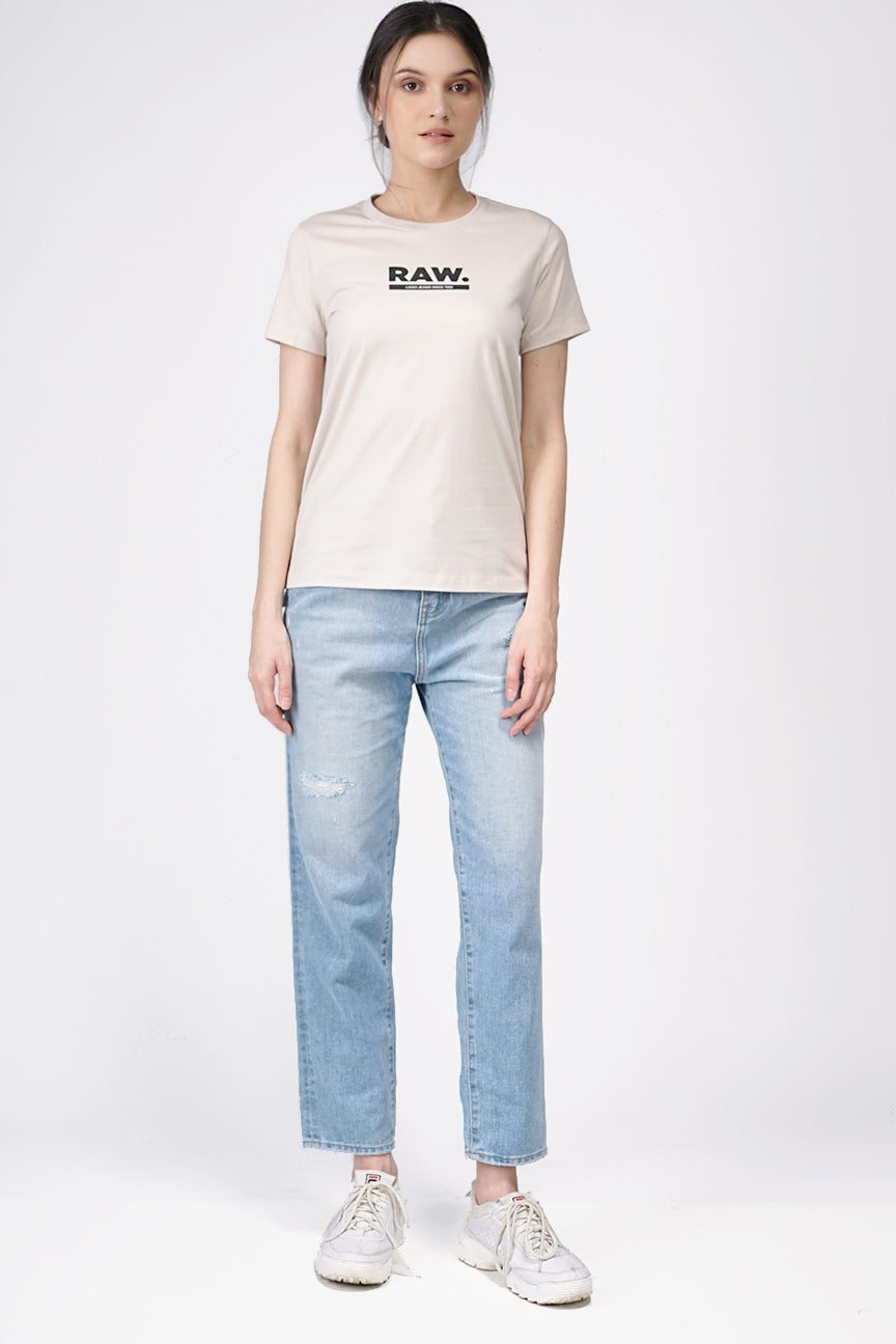 T-Shirt Lengan Pendek Sierra Light Brown