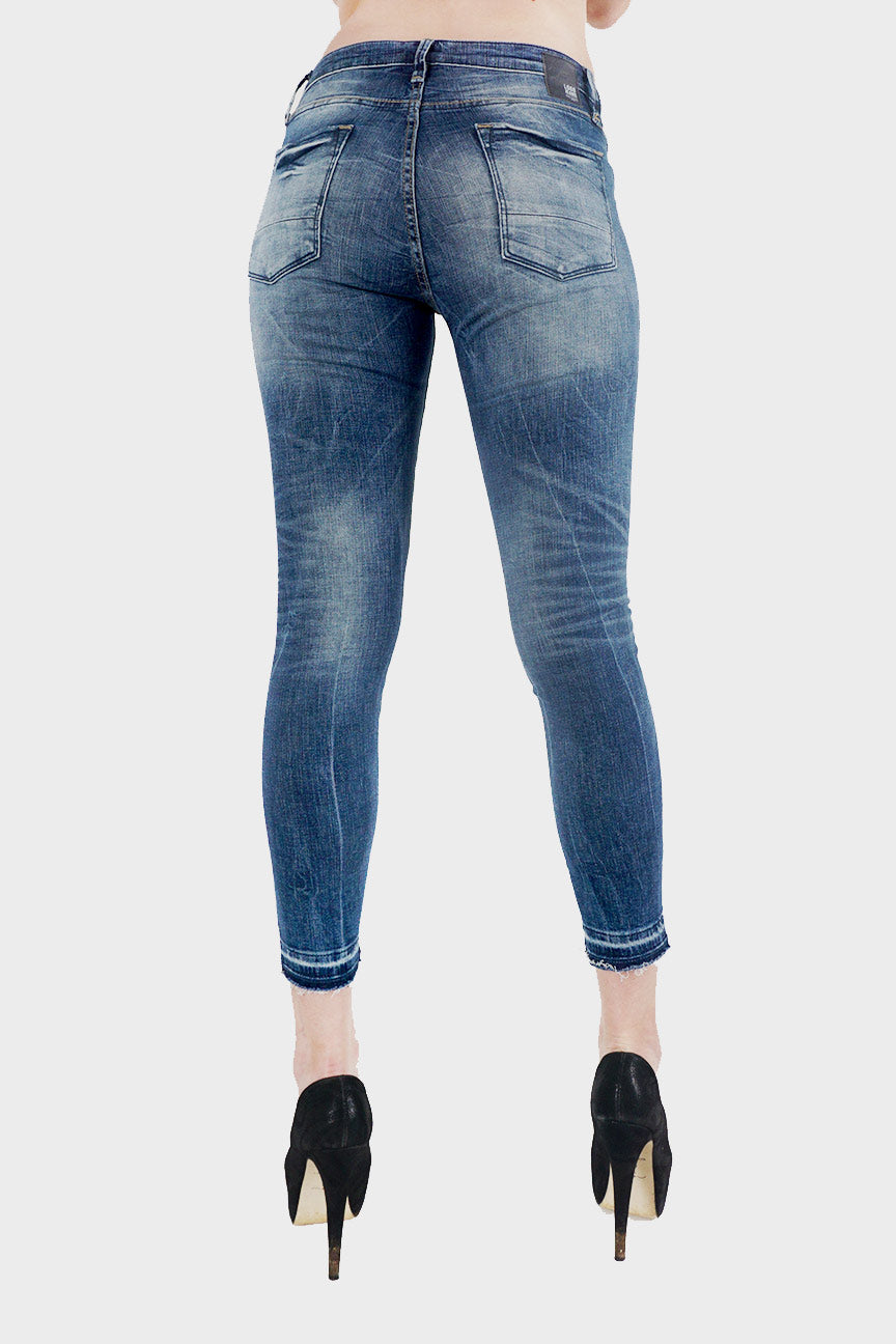 Jeans Skinny C5 Series Mid Waist Medium Blue