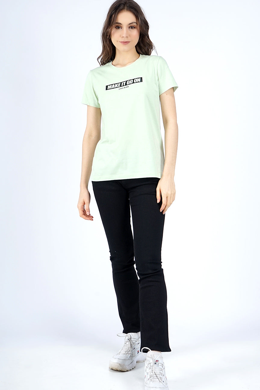 T-Shirt Lengan Pendek Wonnie Sage