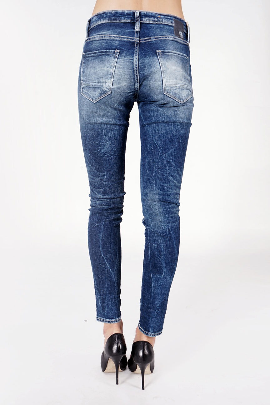Jeans Skinny C8 Series Middle Waist Medium Blue