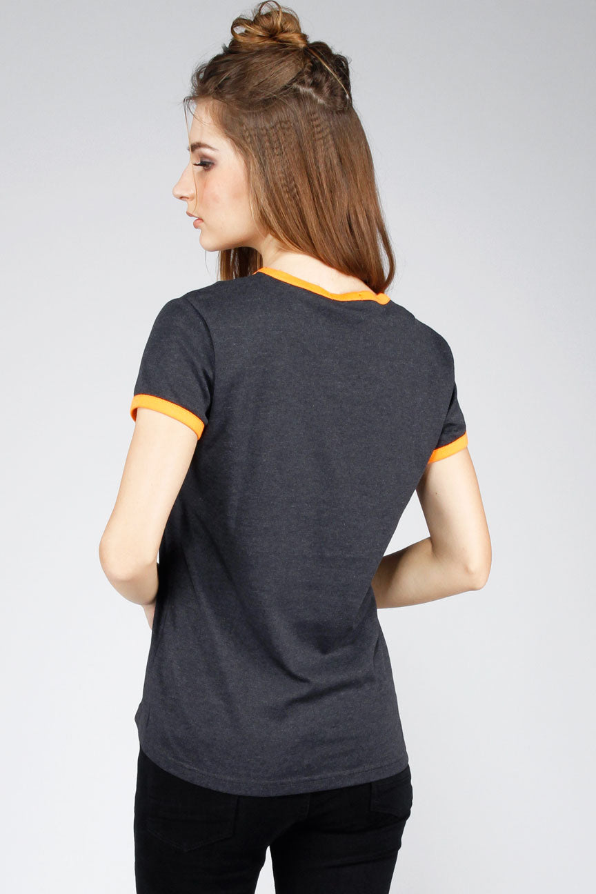 T-Shirt Lengan Pendek Vernal Dark Grey
