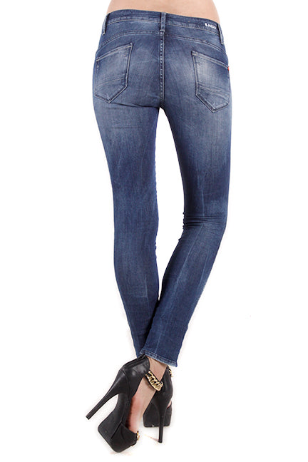 Jeans Skinny 71 Series Middle Waist Dark Blue