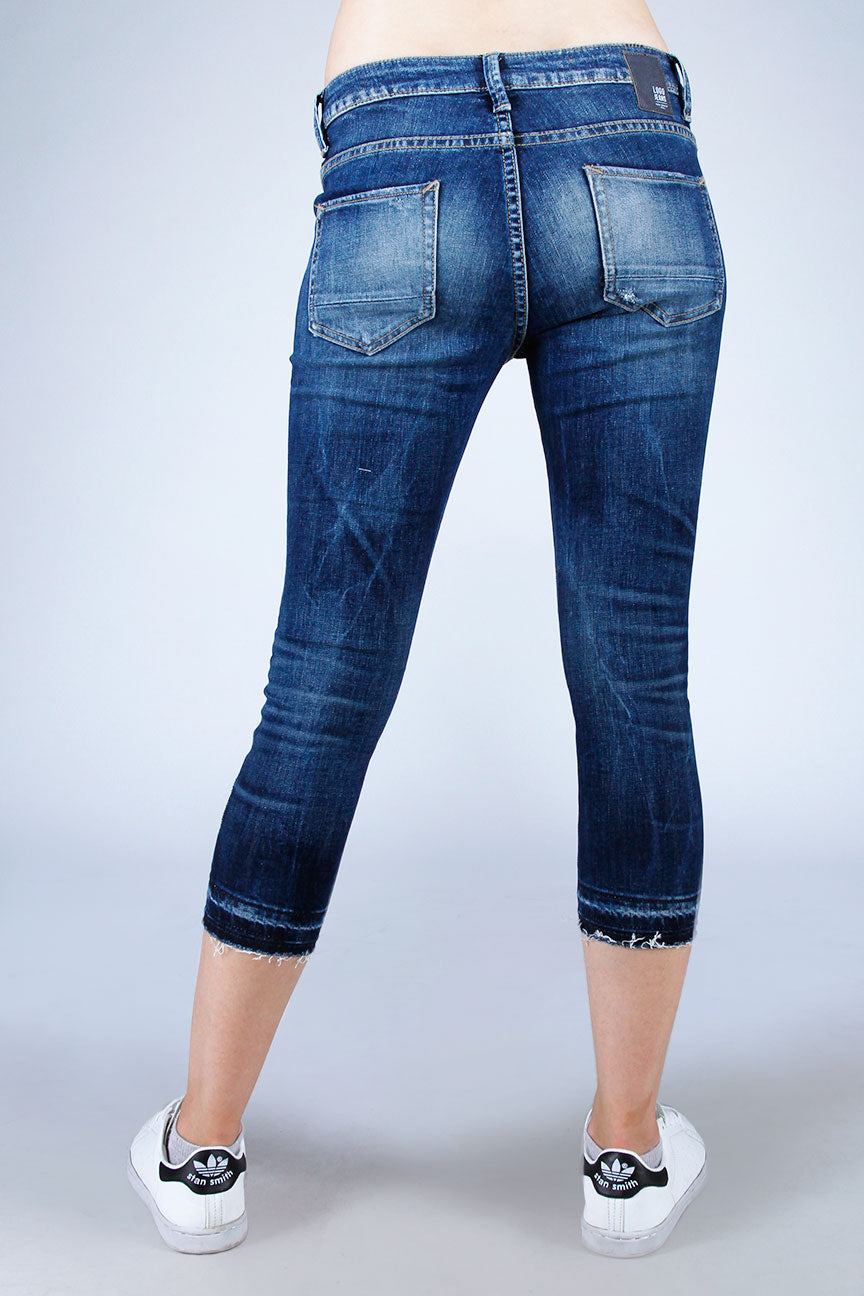 Jeans 7/8  B02 Series Medium Blue