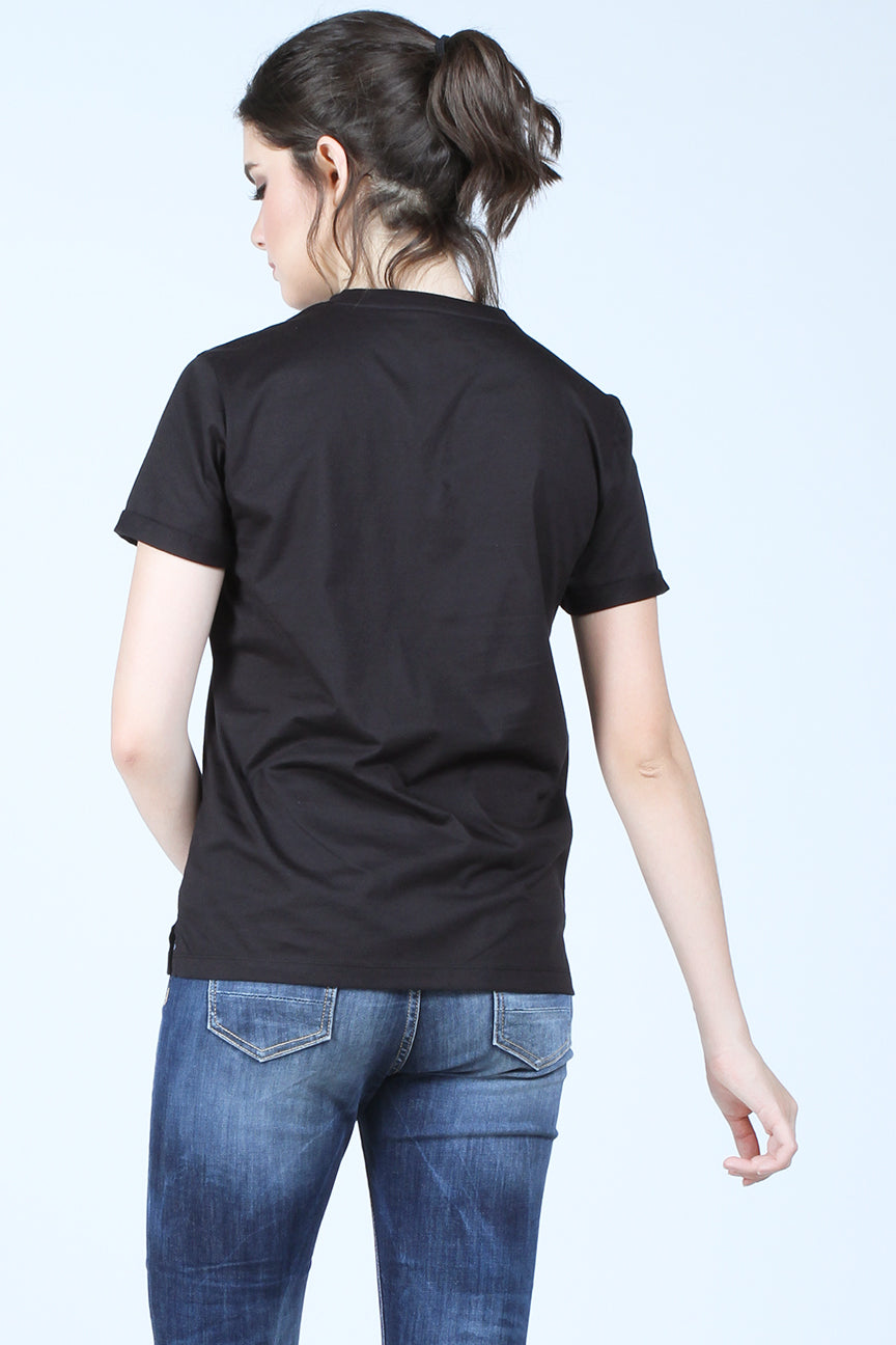 T-Shirt Lengan Pendek Take Time Black