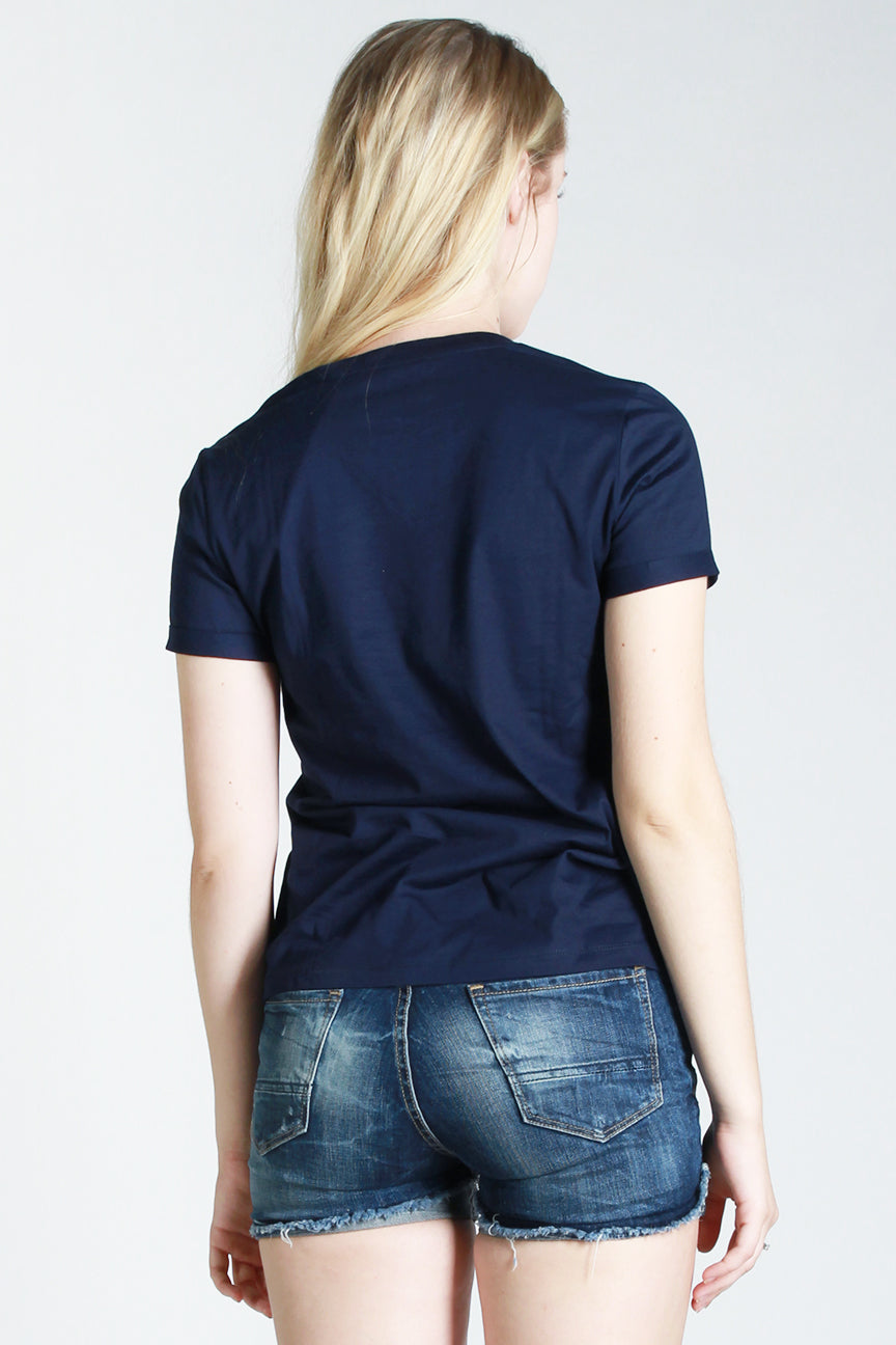 T-Shirt Lengan Pendek Ciel Dark Navy