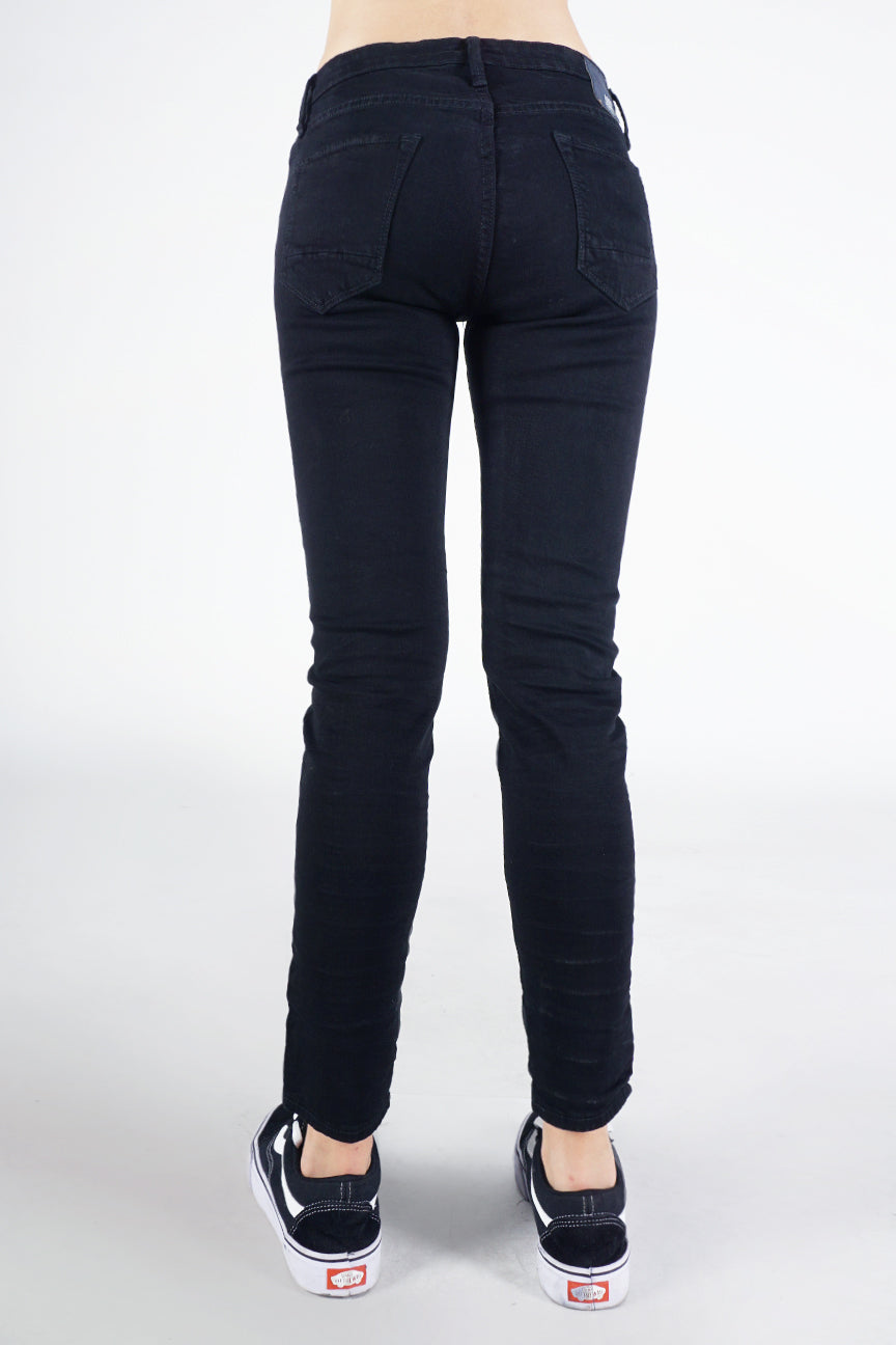 Jeans Skinny C7 Series Middle Waist Black