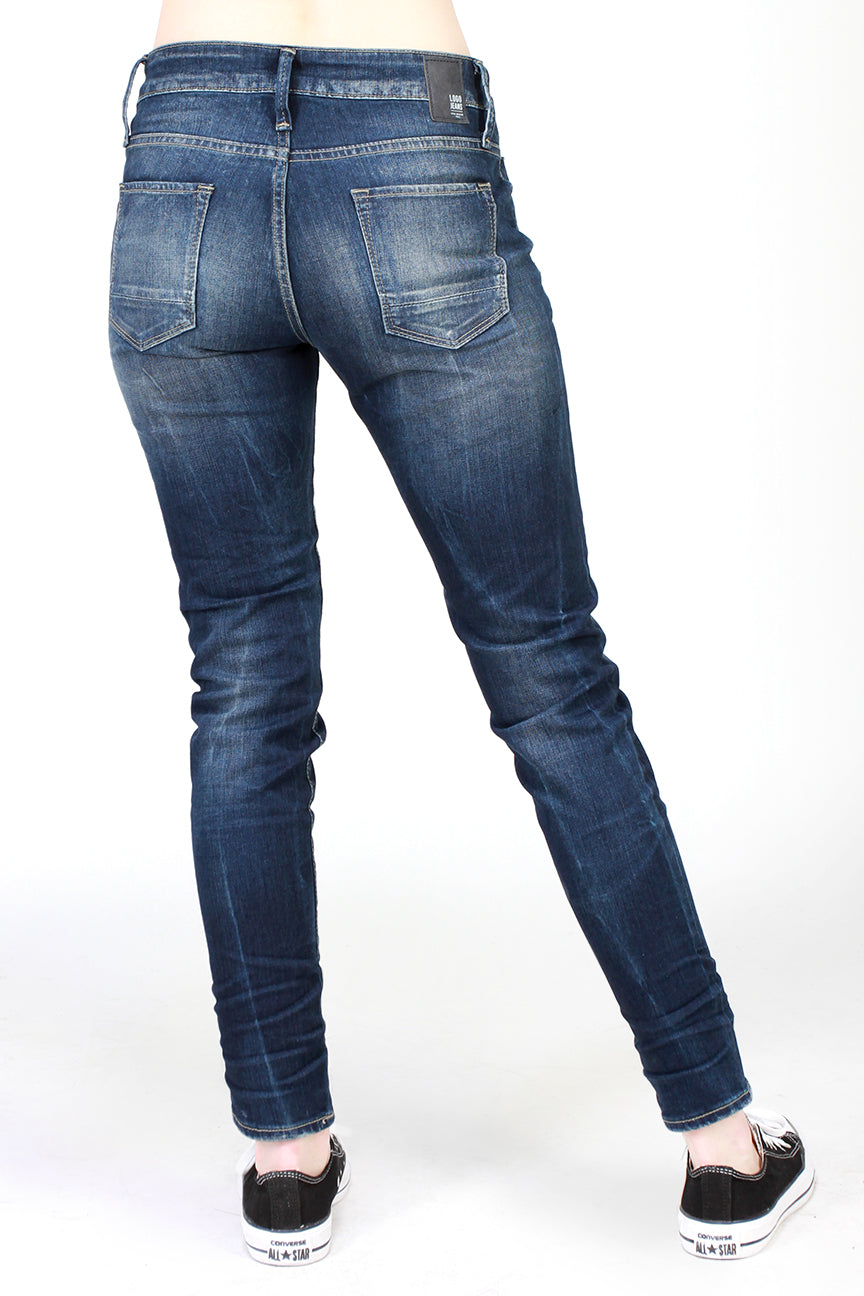 Jeans Skinny C2 Series Middle Waist Dark Blue