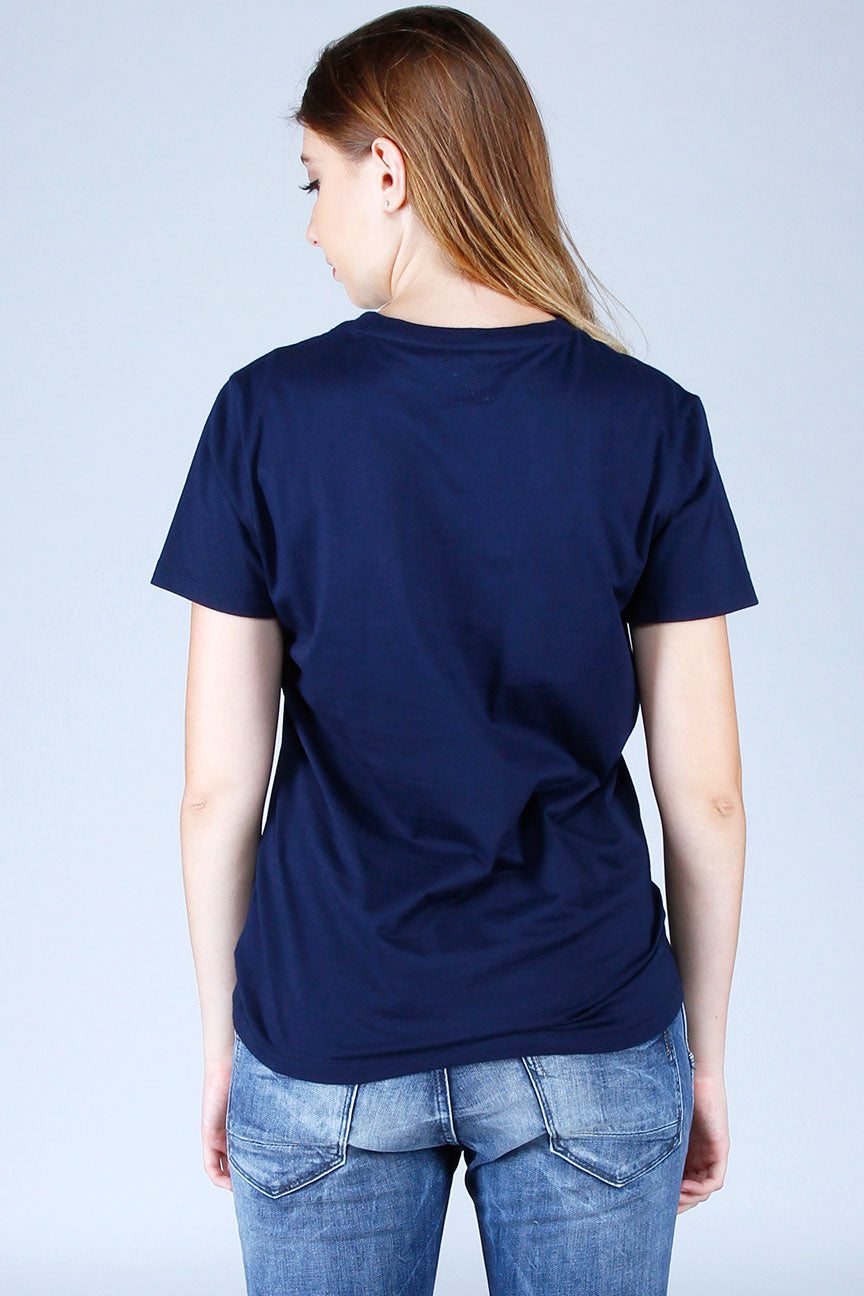 T-Shirt Lengan Pendek Out Navy