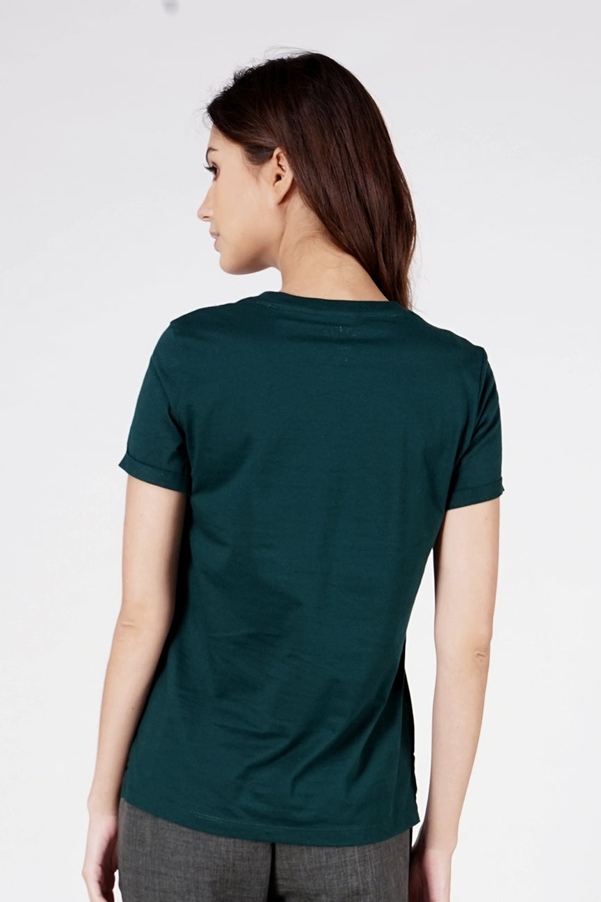 T-Shirt Lengan Pendek Vius Dark Green