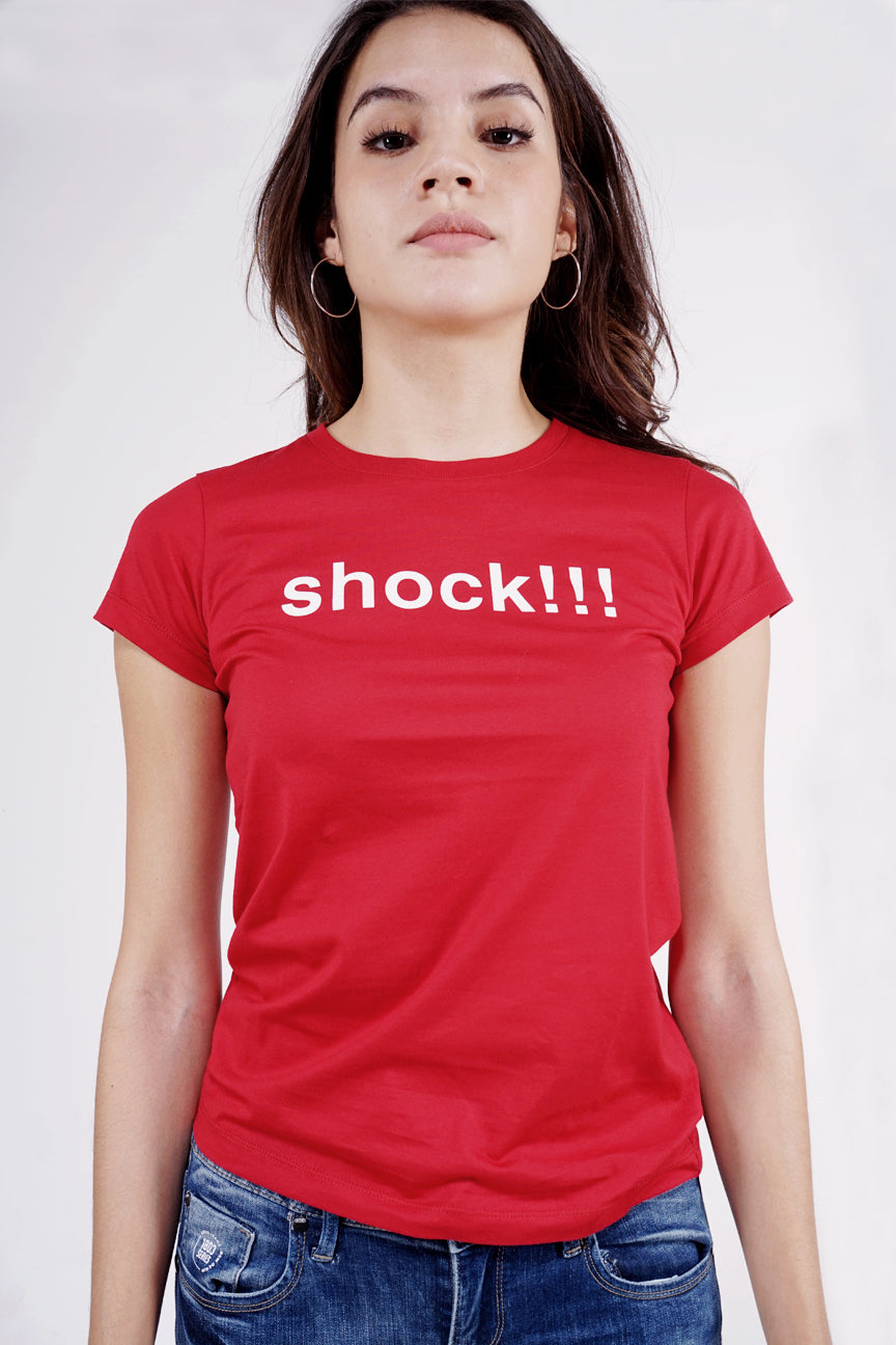 T-Shirt Lengan Pendek Femus Red