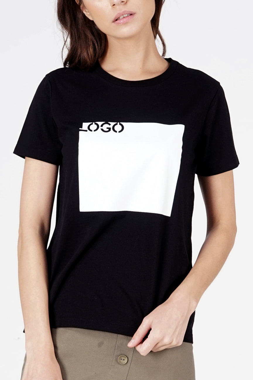 T-Shirt Lengan Pendek Granite Black