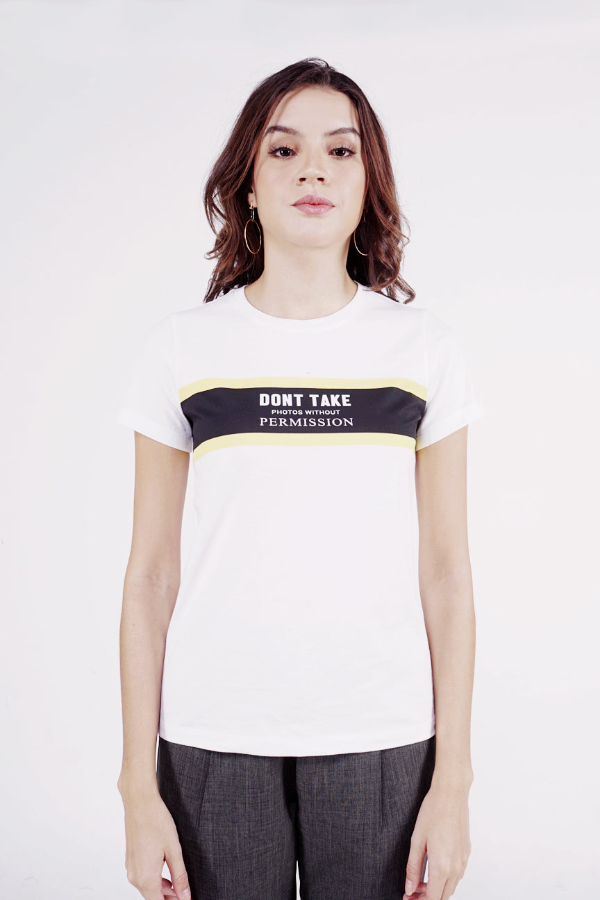 T-Shirt Lengan Pendek Tobi Offwhite