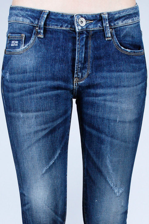 Jeans 7/8  B02 Series Medium Blue