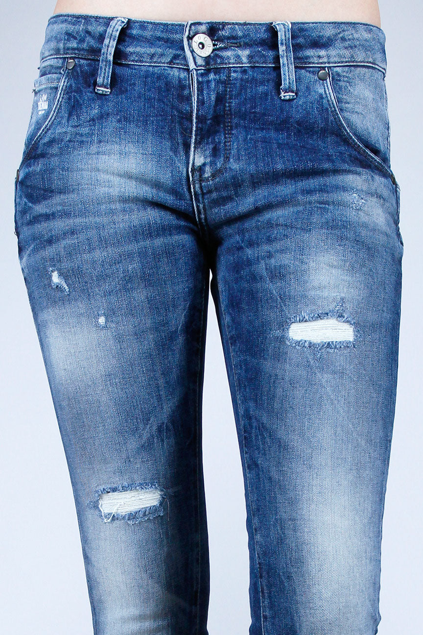 Jeans Skinny B4 Series Middle Waist Light Blue