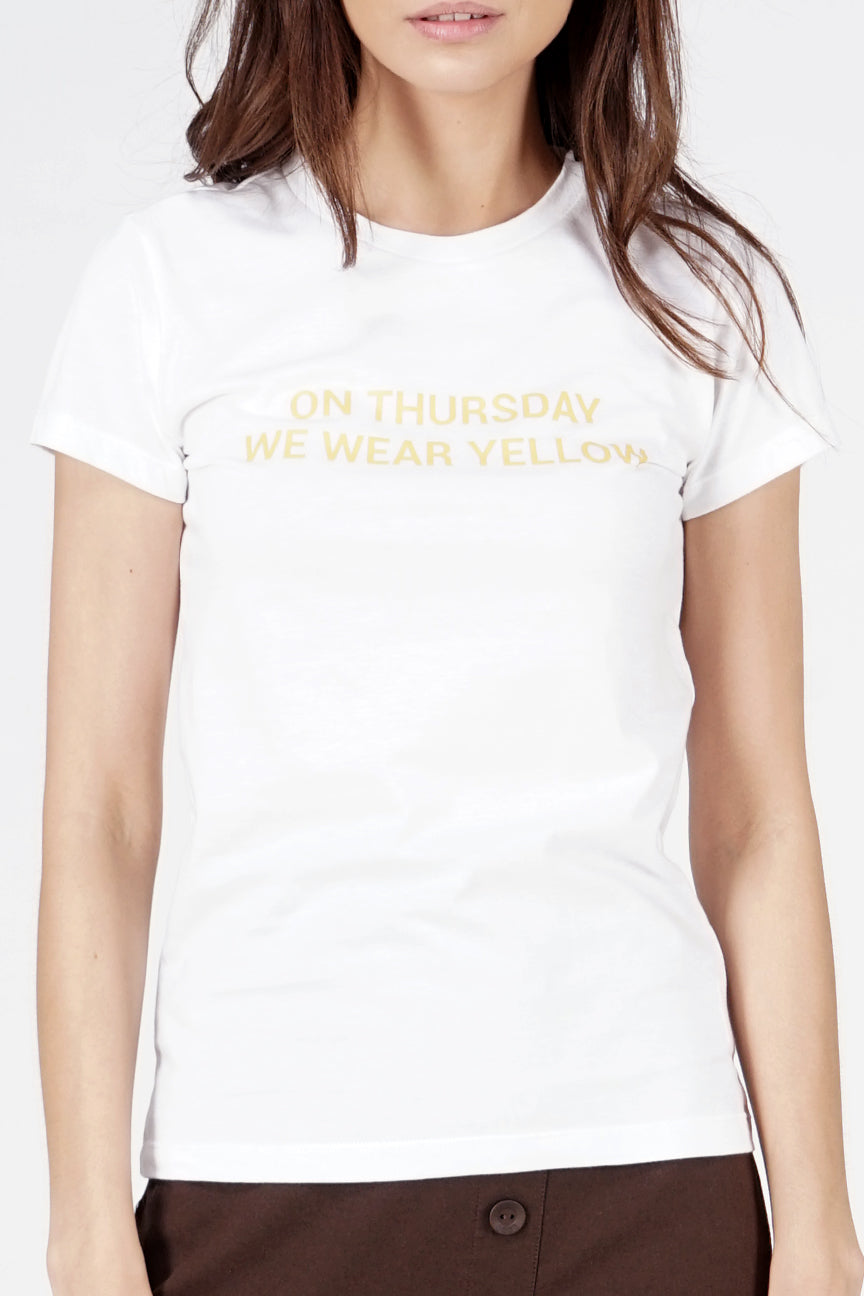 T-Shirt Lengan Pendek Honey Offwhite