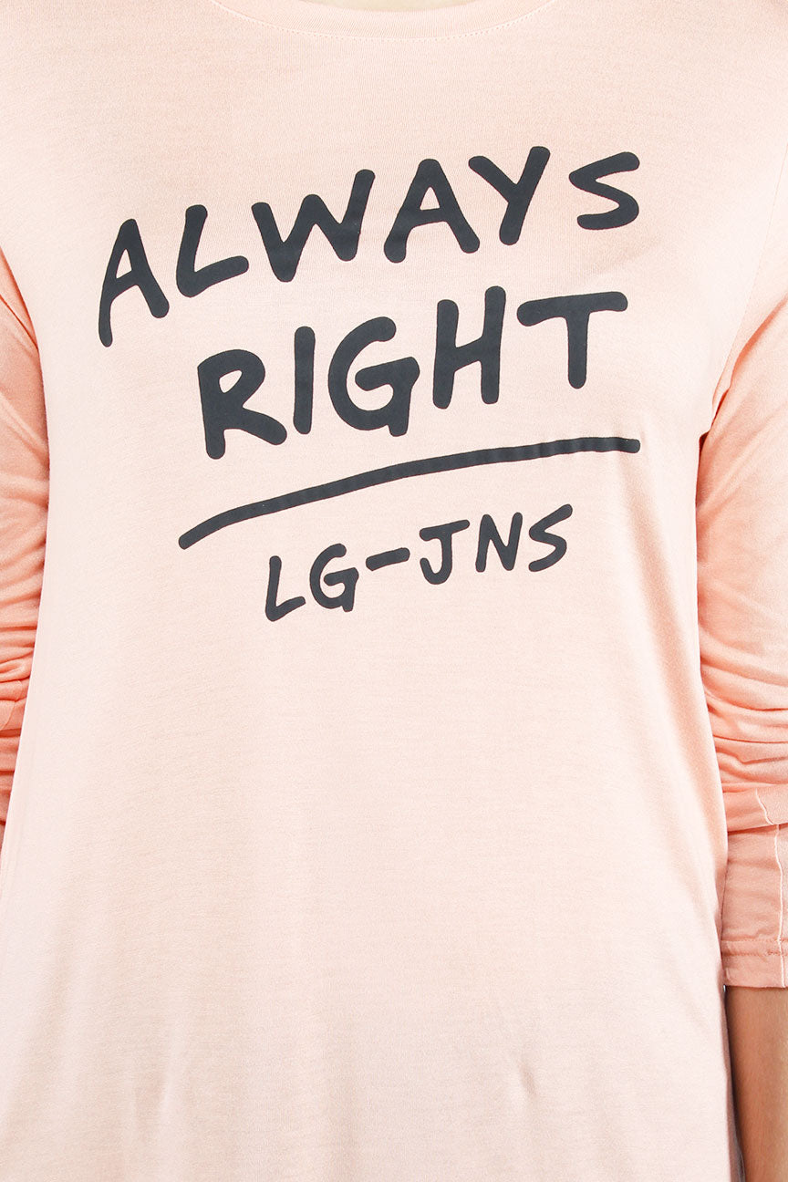 T-Shirt Lengan Panjang Lael Salem