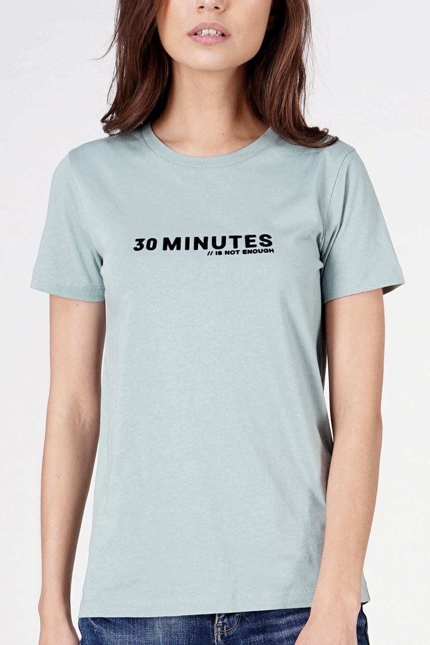 T-Shirt Lengan Pendek Hour Light Green