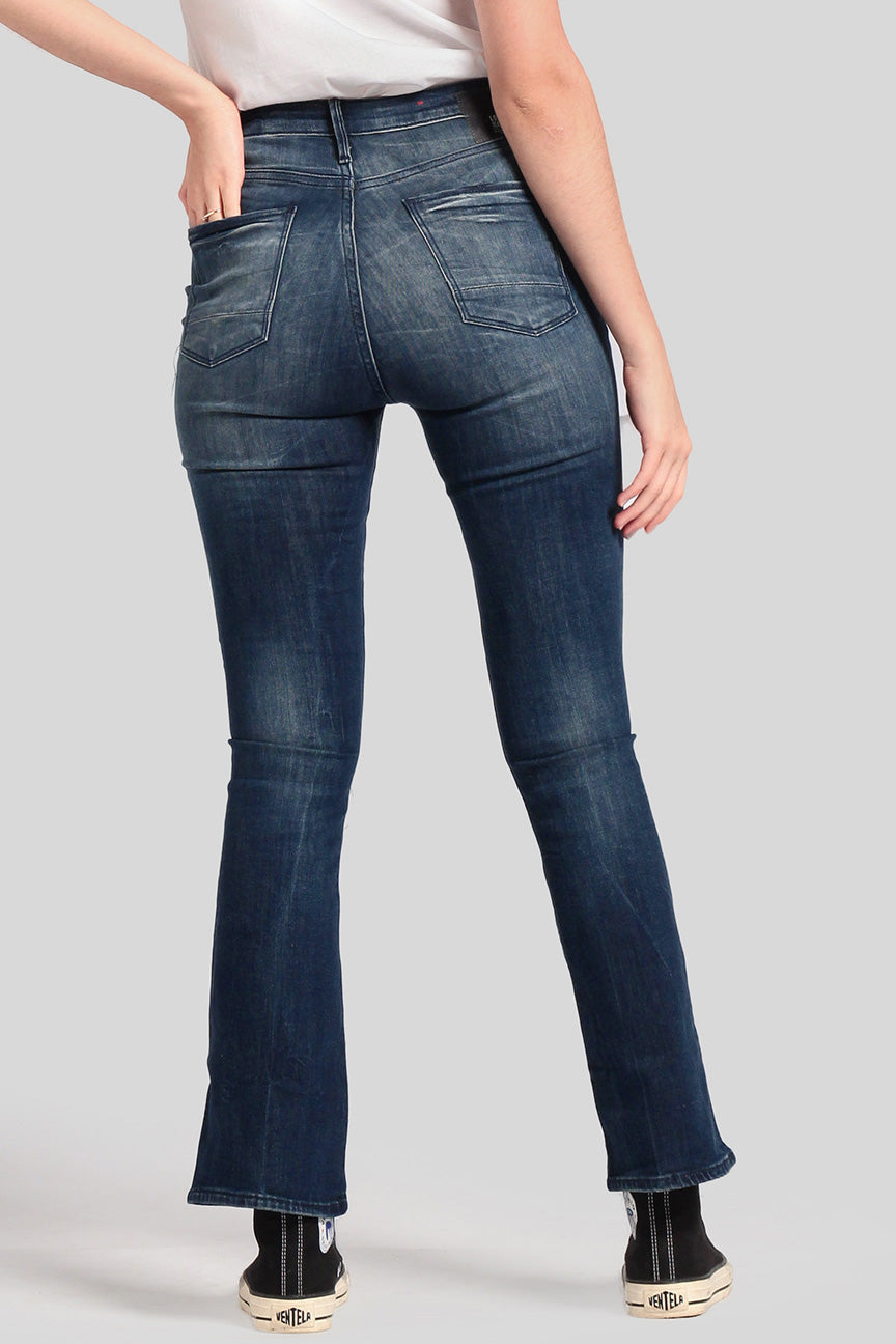 Jeans Bootcut F4 Series Dark Blue Hi-Waist