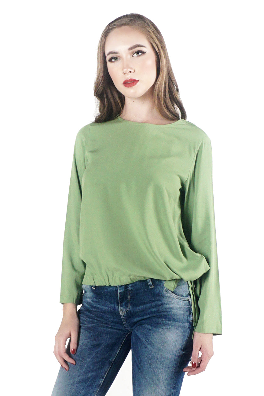 Kemeja Lengan Panjang Emory Green