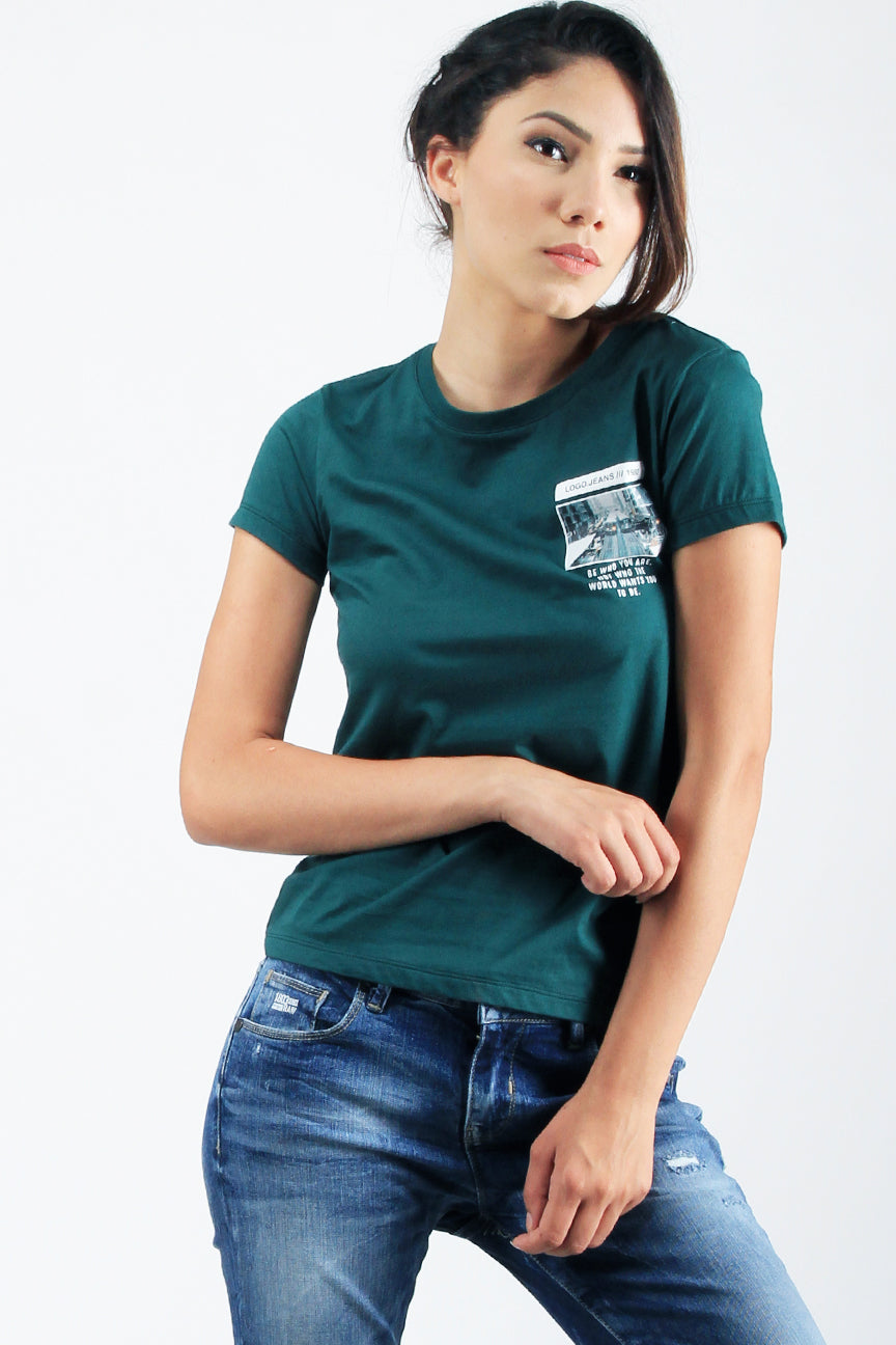 T-Shirt Lengan Pendek Greeny Green