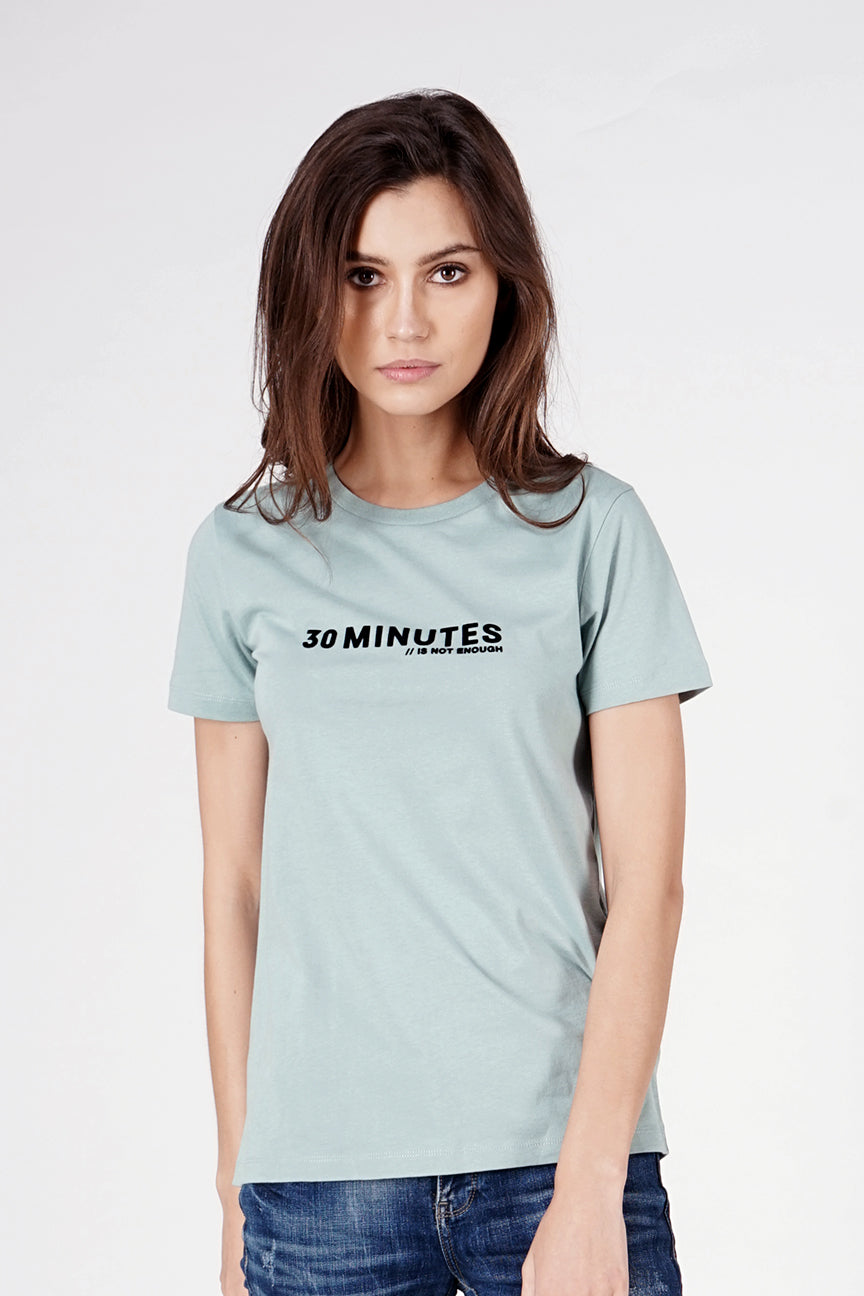T-Shirt Lengan Pendek Hour Light Green