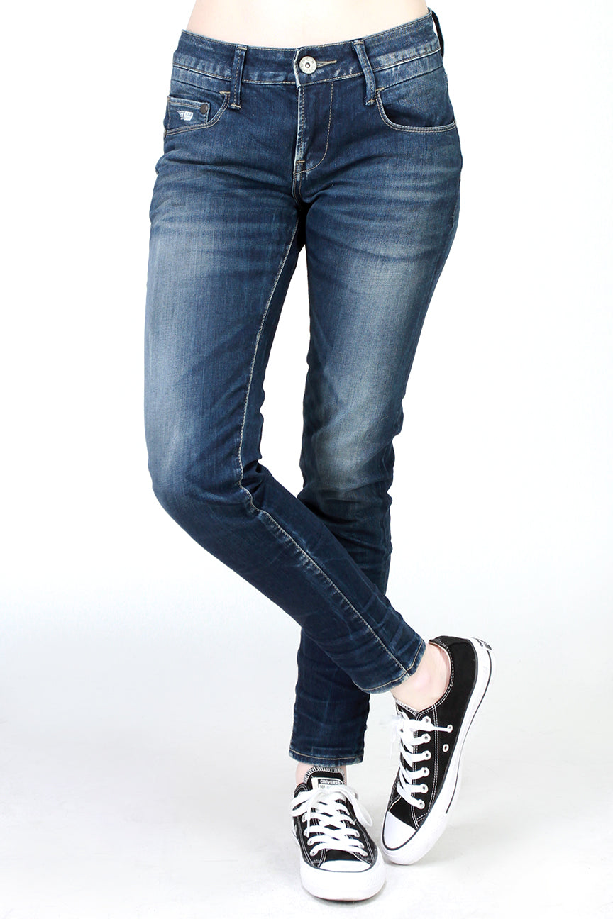 Jeans Skinny C2 Series Middle Waist Dark Blue