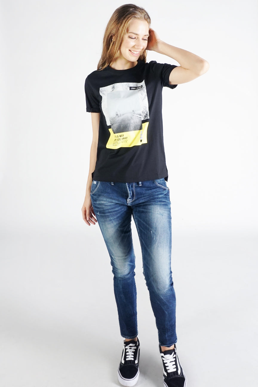 T-Shirt Lengan Pendek Find Black