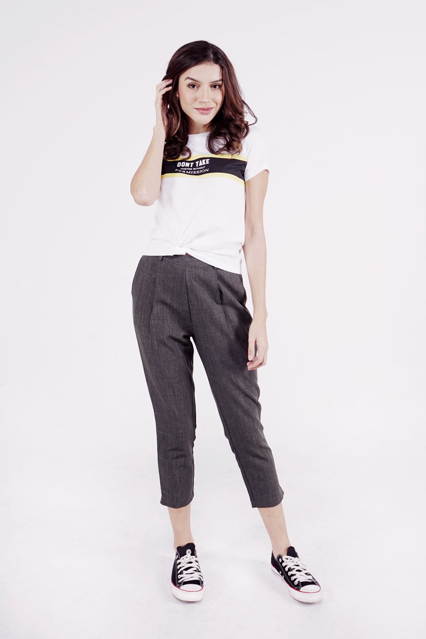 T-Shirt Lengan Pendek Tobi Offwhite