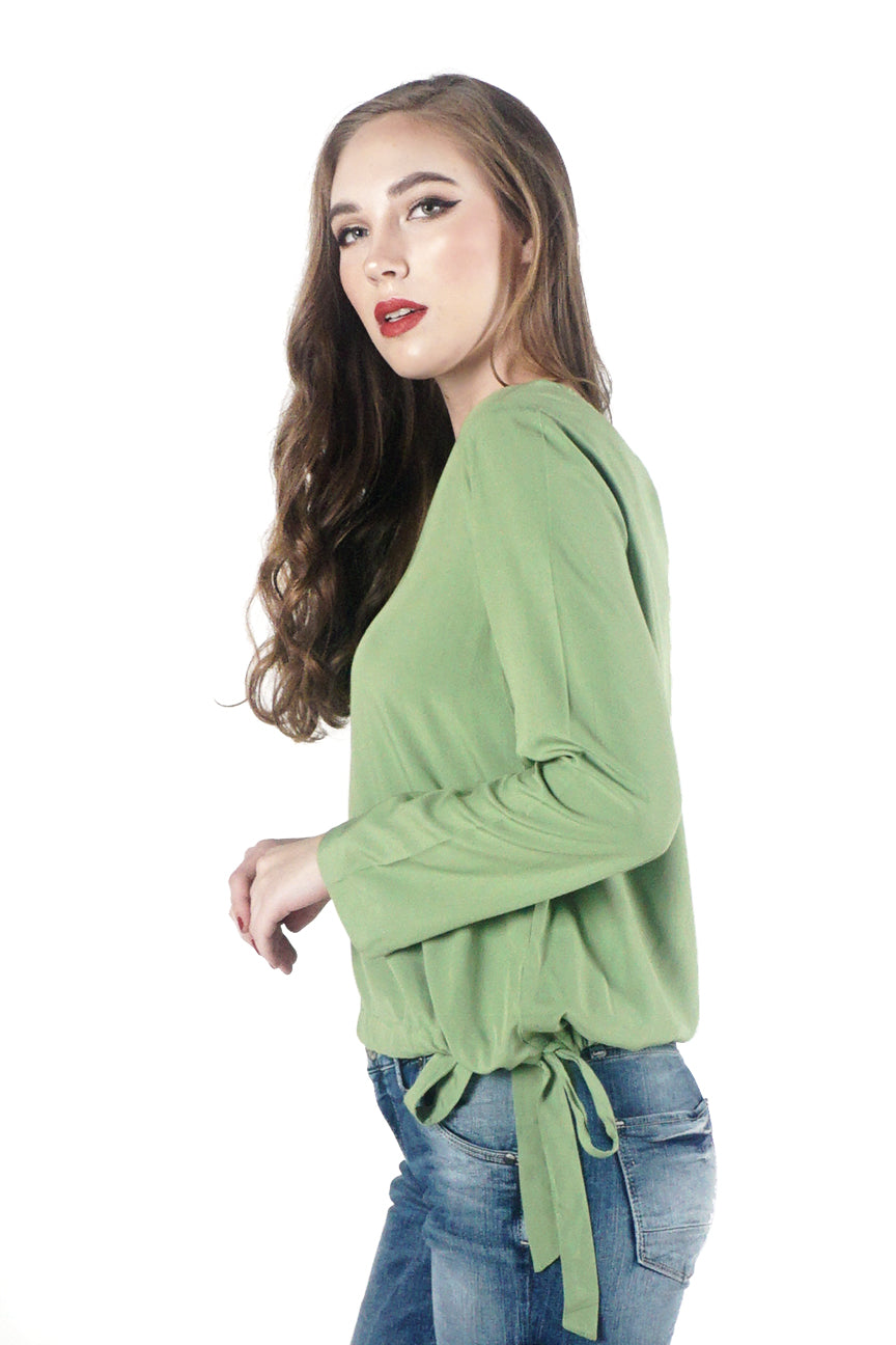 Kemeja Lengan Panjang Emory Green