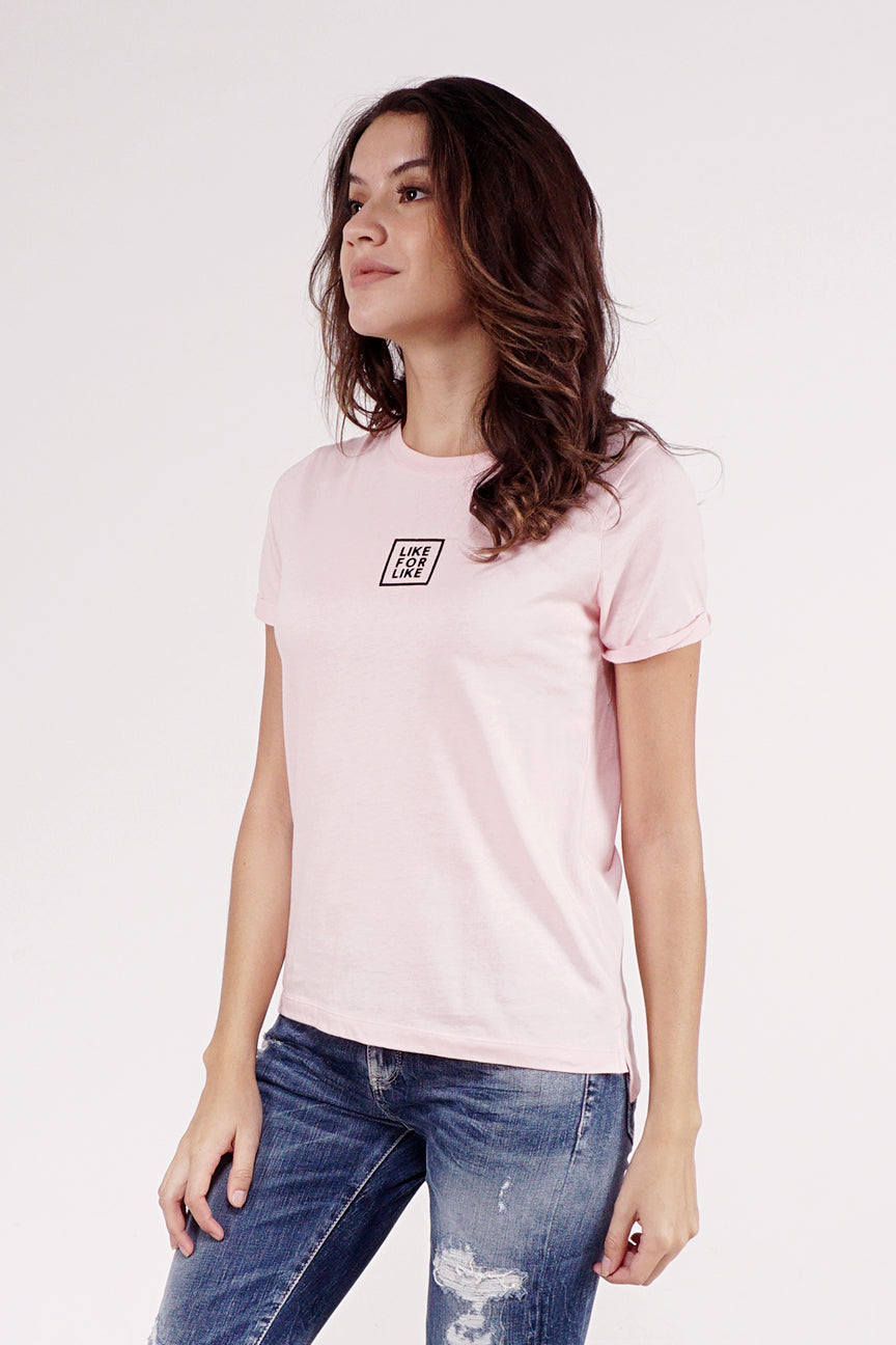 T-Shirt Lengan Pendek Lifli Pink