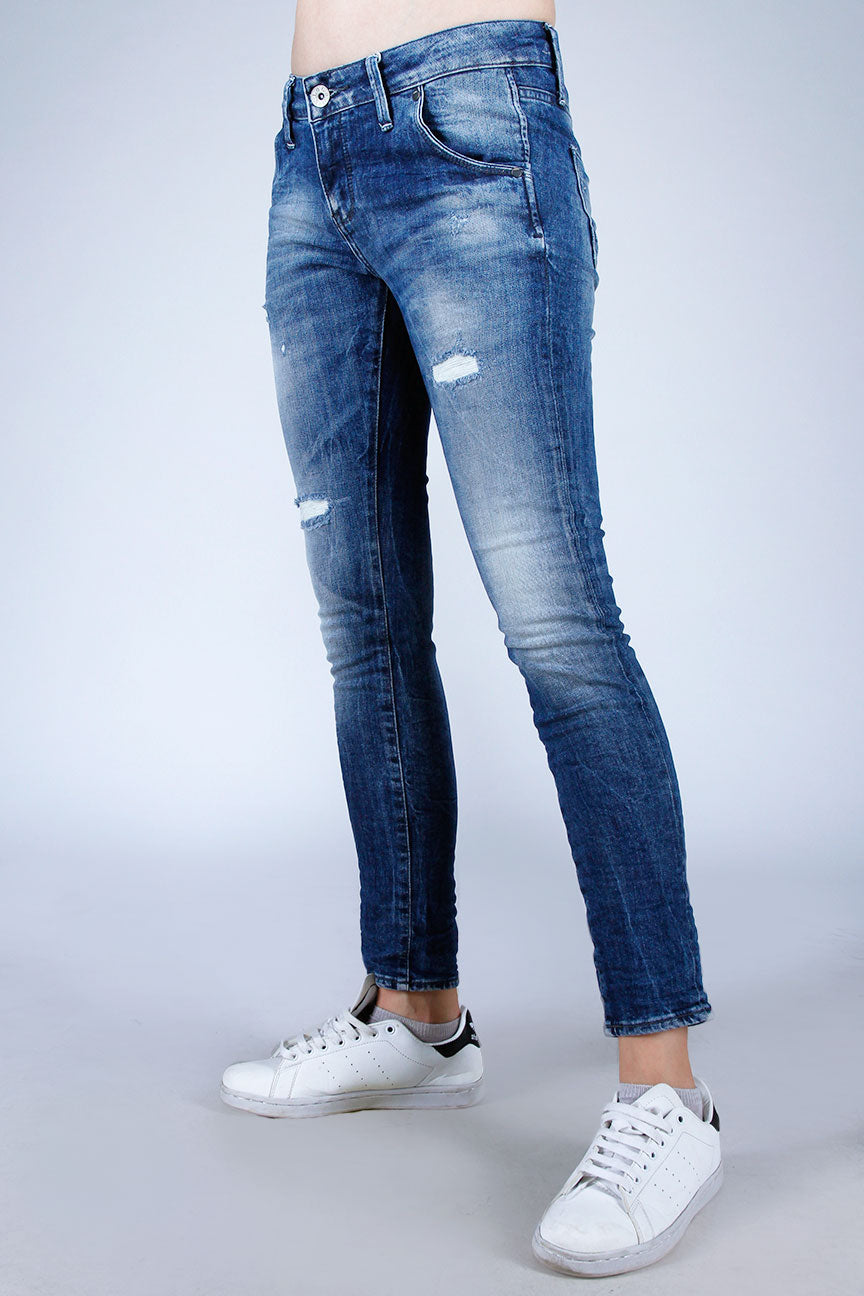 Jeans Skinny B4 Series Middle Waist Light Blue