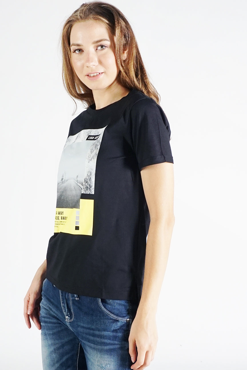 T-Shirt Lengan Pendek Find Black