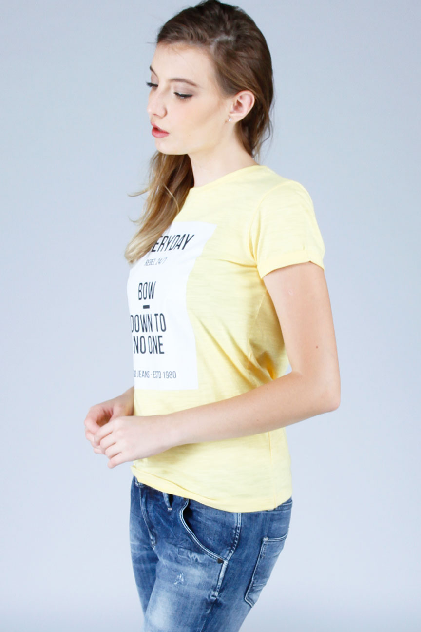 T-Shirt Lengan Pendek Sunbright Yellow