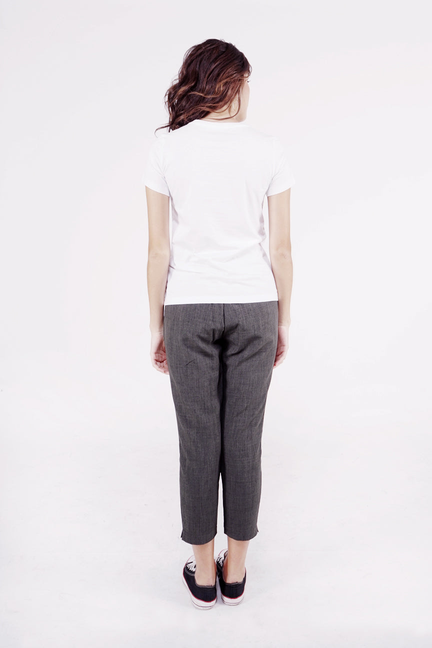 T-Shirt Lengan Pendek Tobi Offwhite