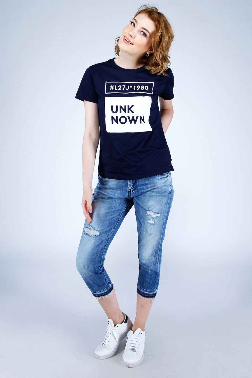 T-Shirt Lengan Pendek Unknown Navy