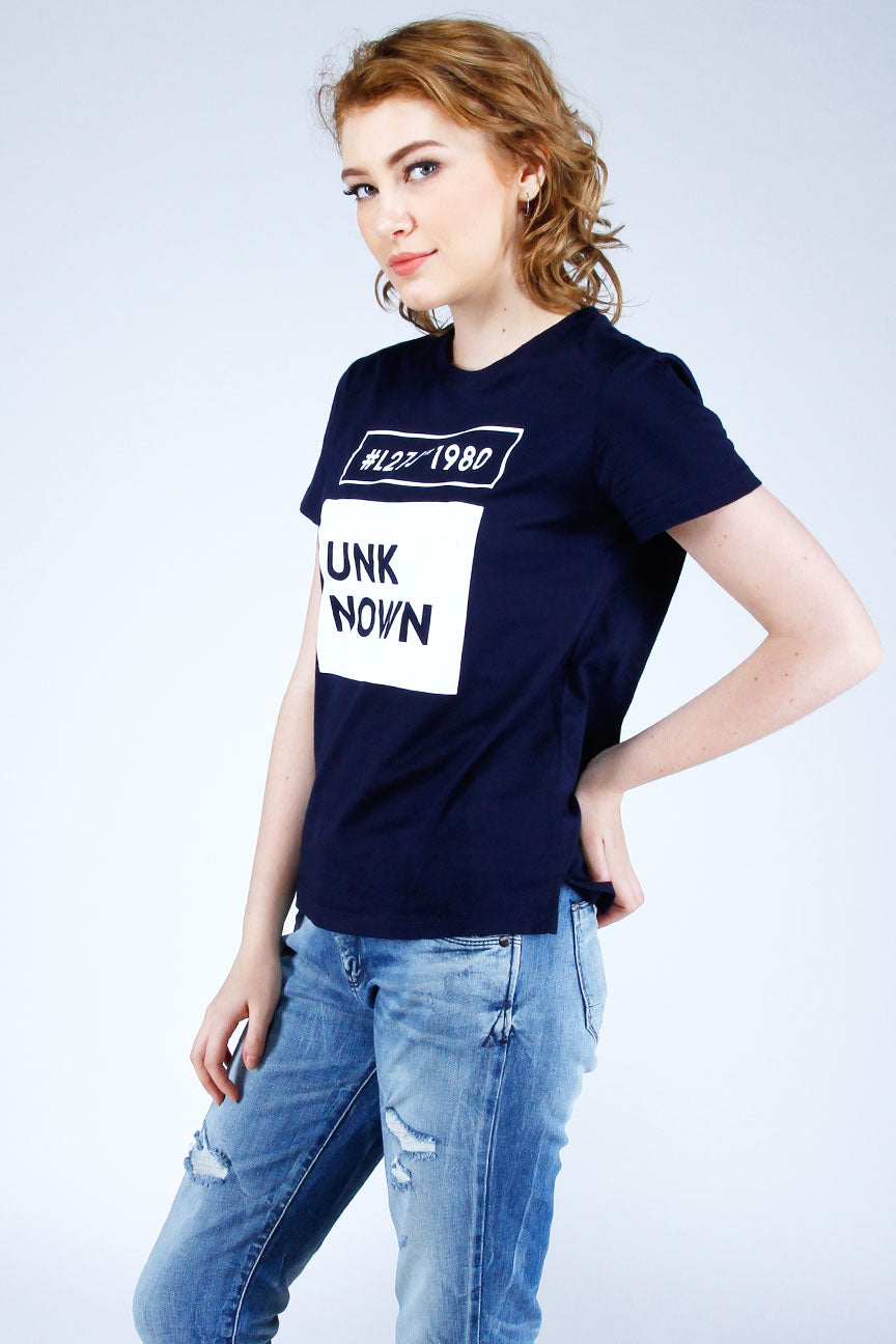 T-Shirt Lengan Pendek Unknown Navy